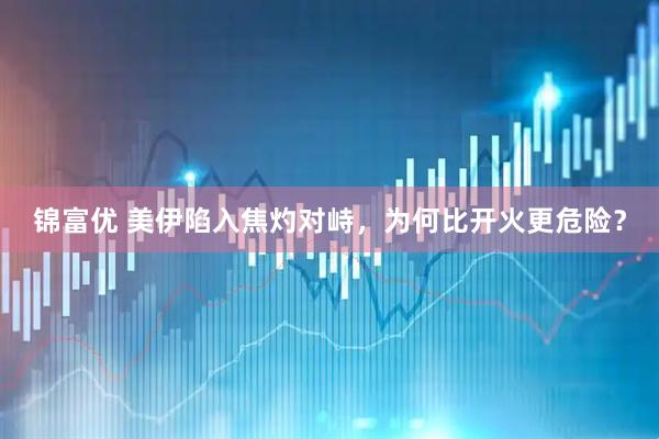 锦富优 美伊陷入焦灼对峙，为何比开火更危险？